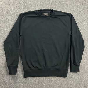 Goodlife Sweatshirt Mens Medium Navy‎ Blue Crew Neck Pullover Cotton Blend Adult